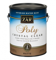 Полиуретановый лак на водной основе ZAR Interior Water Base Poly Crystal Clear - Artmarket74