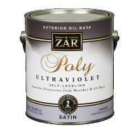 ЛАК Полиуретановый ZAR Exterior Oil Base Poly Ultraviolet п/мат. - Artmarket74